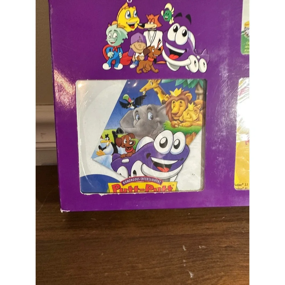 Humongous Entertainment 3 Award Winning Games Putt-Putt PC CD-ROM Vintage Boxset